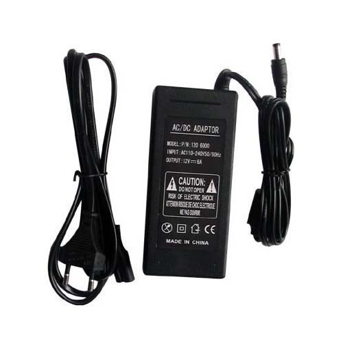 36W3A DC12V Plastic Shell Enclosed Power Supply Adapter For LED Strip Light